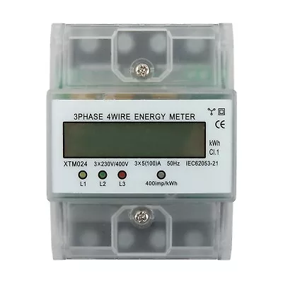 Easy Installation 3 Phase 4 Wire Electric Energy Meter For Urban Areas • $39.08