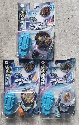 Beyblade Burst Surge Speed Storm (Lot Of 3) Raid Luinor L6/ Mirage F6/ Demise D6 • $50