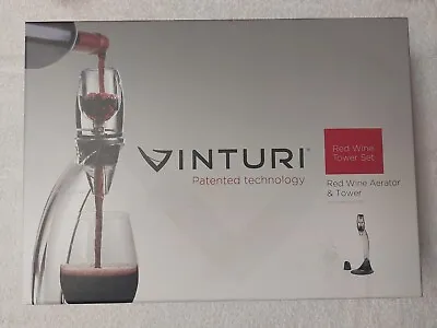 Vinturi Deluxe Aerator Set Red Wine Aerator & Tower Set V1071 Open Box Returns • $24.99