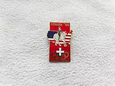 Swiss Equestrian Federation For Olympic Games Atlanta 1996 Pin • $8.99