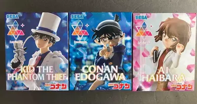 Luminasta Detective Conan Kaito Kid Conan Edogawa Ai Haibara Figure Set NEW • $69.49