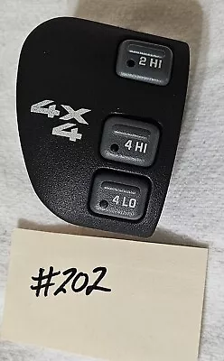 98 - 05 OEM Blazer S10 Jimmy Sonoma 4X4 Transfer Case Switch 3 Button  • $27.95