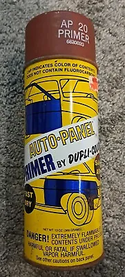 Vintage Dupli-Color Auto Panel Primer Spray Paint Can Brown • $9.99