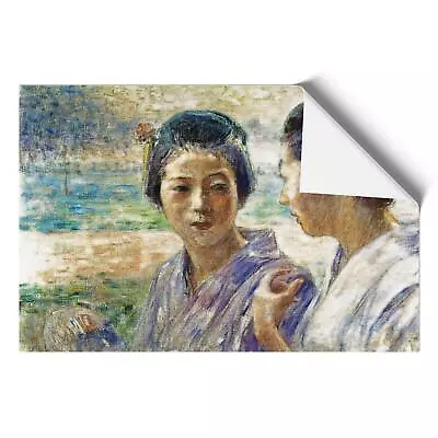 A Stroll Asian Fujishima Takeji Wall Art Print Framed Canvas Picture Poster • £14.95