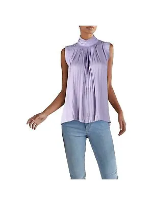 INC Womens Pleated Cap Sleeve Mandarin Collar Evening Top • $3.39