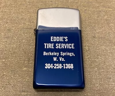 Vintage Brown & Bigelow Lighter Adv. Eddie's Tire Service Berkeley Springs WV • $19.99