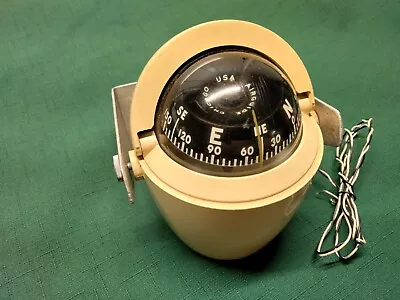 Vintage Airguide Marine Boat Compass Model 66-W  ~  1960's/70's** • $32.95