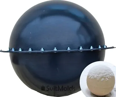 Ball Sphere Mold Concrete Cement Orb Atlas Stone Set 2 Pcs 11.8'' Dia P27 • $49.90
