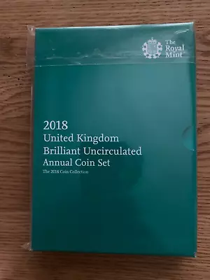 UK 2018 Brilliant Uncirculated Annual Coin Set Low Mintage Sealed Lot 1 • £34