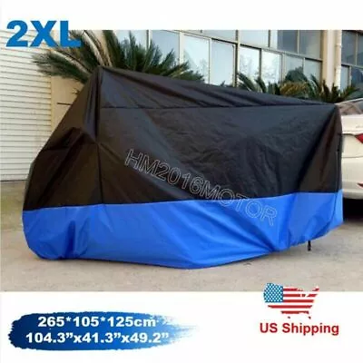 2XL Waterproof Motorcycle Cover For Kawasaki Vulcan VN 900 Classic Custom US • $25.37