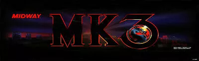 Mortal Kombat 3 Arcade Marquee Header/Backlit Sign • $15.75