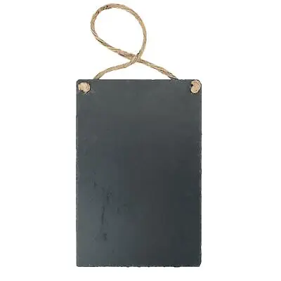 Slate Hanging Notice Board Rustic Restaurant Kitchen Specials Memo Chalkboard • £9
