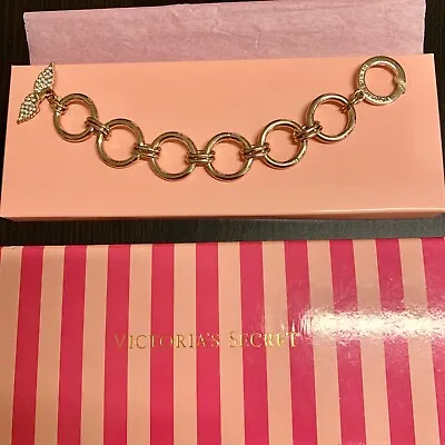 NEW Victoria's Secret Angel Bracelet + Swarovski Crystal With Box • $45