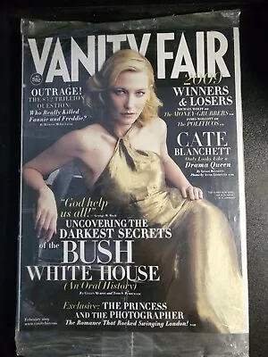 Vanity Fair Magazine February 2009 Cate Blanchett Sealed B31:1195 • $9.56