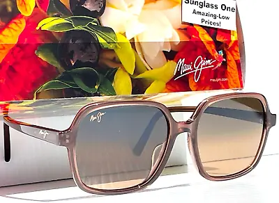 Maui Jim LITTLE BELL Translucent Brown POLARIZED Bronze GLASS Sunglass HS860-19B • $158.88