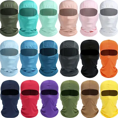 Balaclava Face Mask Summer Cooling Neck Gaiter UV Protector Motorcycle Ski Scarf • $3.98