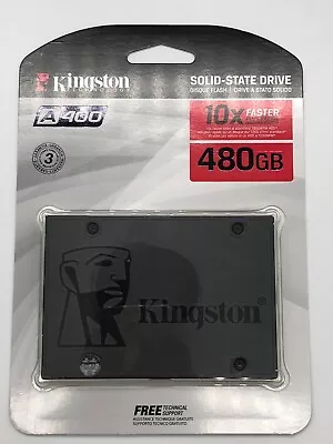 Kingston 240GB/480GB Solid State Hard Drive A400 SSD SATA-III For Laptop • £33.99