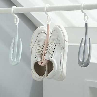 $8.99 • Buy Balcony Drying Rack Shoes Hanger Small Windproof Shoe Rack Drying Shoes Hooks