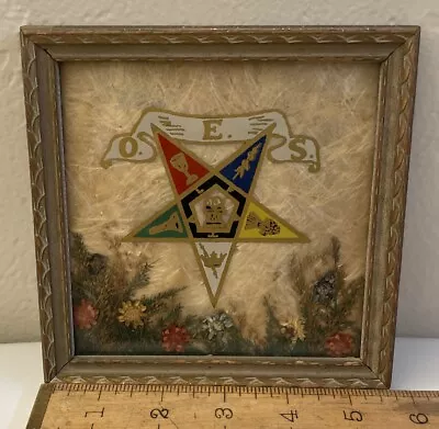 Vintage Order Of The Eastern Star TALFA Masonic Lodge Wall Picture Masons Rare • $65