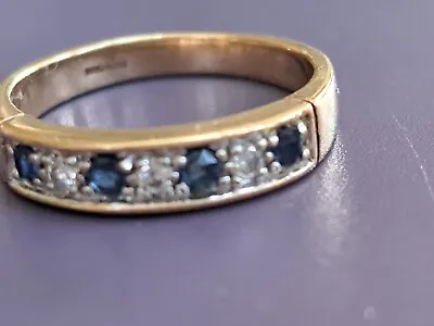 £120 • Buy Diamond Sapphire Ring 