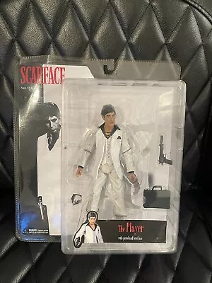 Mezco 2005 Scarface Action Figure Tony Montana White Suit The Player • $50