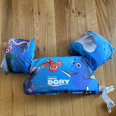 Disney Finding Dory Stearns Puddle Jumper Swimming Life Jacket Vest 30-50 Lbs. • $15