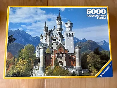 VINTAGE RAVENSBURGER  Neuschwanstein Castle  5000-piece Puzzle (1987) 17 412 6 • $29.99