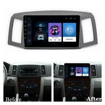 For Android 04-07 Jeep Grand Cherokee Stereo Radio Navigation WIFI 10.1  Player  • $148.99