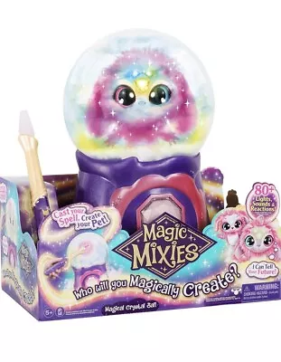 Magic Mixies Magical Misting Crystal Ball W/ Interactive 8 Inch Plush Toy PINK • $38