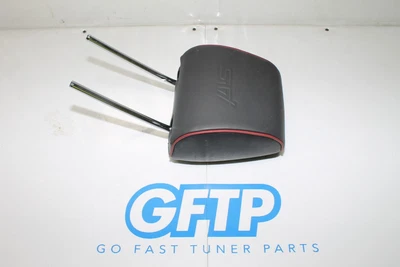 $62.99 • Buy 15-21 Subaru Wrx Sti Oem Recaro Interior Front Headrest Head Rest Black Red 18