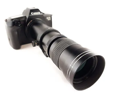 Powerful Canon EOS EF Fit 800mm Super TelePhoto Zoom Lens 1300mm On APS-C!! • £129.99