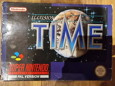 Illusion Of Time SNES Super Nintendo GOOD CONDITION RARE  • £54.99