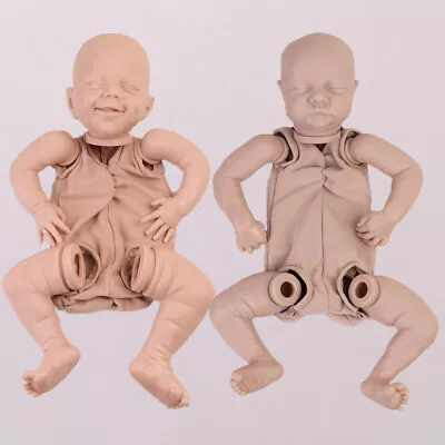 Twins Realistic Unpainted DIY Reborn Baby Doll Kits Vinyl Silicone Newborn Gift • $95.69