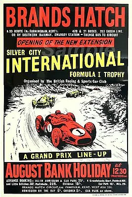 Vintage Brands Hatch F1 A4 Poster Print • £3.55