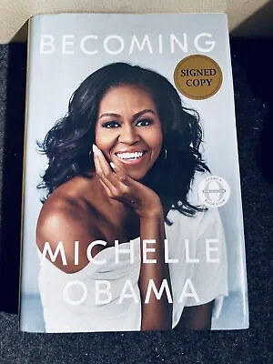 BECOMING By Michelle Obama SIGNED 1st Printing HC/DJ 2018 *READ* • $145