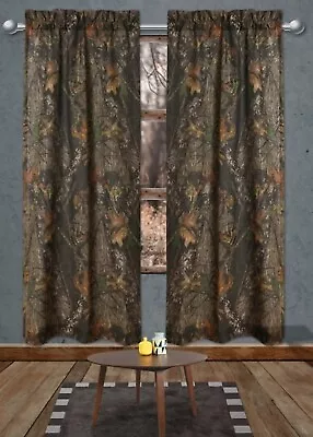 Mossy Oak Original Breakup Camo Pattern Curtains For Window • $5