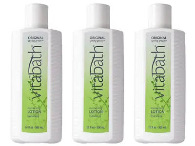 Vitabath Original Spring Green Moisturizing Body Lotion - 10 Fl Oz (Pack Of 3) • $29.99