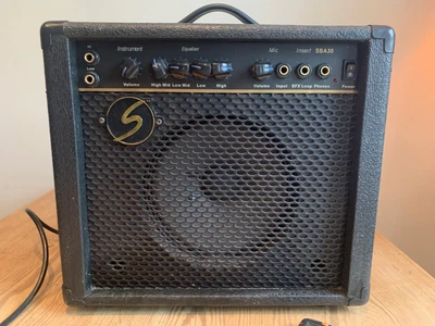 £5 • Buy Samick SBA30 Bass Guitar Practice Amp Rare