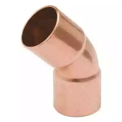 Copper Pipe Fittings 45 Degree Elbow 1/2  Inch - Lot Of 25 • $25