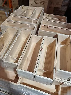 £29.95 • Buy Single Size French Wooden Wine Box - Pack Of 6.