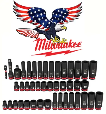 Milwaukee SHOCKWAVE Impact Duty 3/8 Drive Replacement Sockets (SINGLE SOCKET) • $9.94