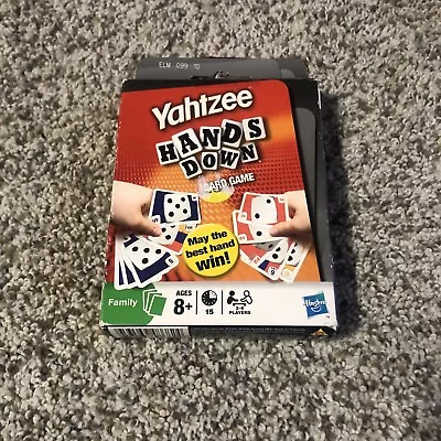 Yahtzee Hands Down Card Game Dice Chance Cards Family 2009 Hasbro Parker NIB • $5.85