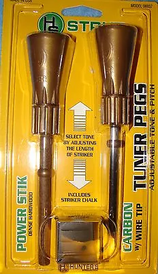 H.s. Strut Adjustable Hardwood & Wire Tip Carbon Strikers & Chalk 06937 Turkey • $9