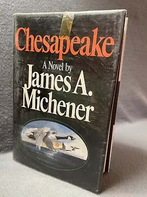 Chesapeake James A. Michener 1978 First Edition 2nd Printing Hardback Dustjacket • $9.95