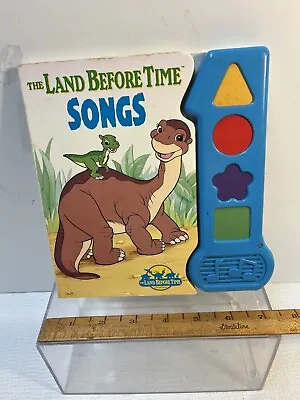 $20 • Buy Vintage The Land Before Time Board Book SONGS Play-a-Song 2000