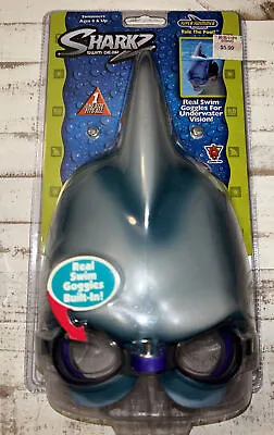 Rare Vintage 90's Sharkz Shark Fin Swimming Mask Goggles New Sealed • $7.50
