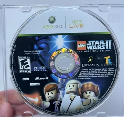 Lego Star Wars II The Original Trilogy (Xbox 360) WITH TRACKING -DISC ONLY CLEAN • $6.89