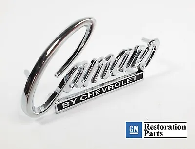 Deck Trunk Lid Or Nose Header Panel Emblem For 1968-1969 Camaro By Chevrolet  • $19.99