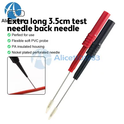 2 Pieces Multimeter Voltmeter Cable  Needle Tester Unique Probe Test Lead Cord • $0.99