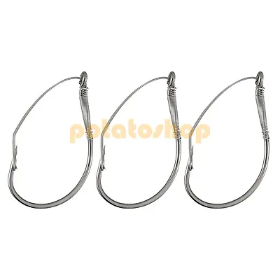 30pcs Weedless Fishing Hooks Wacky Worm Wide Gap Wacky Rig Drop Shot Bass • $12.99